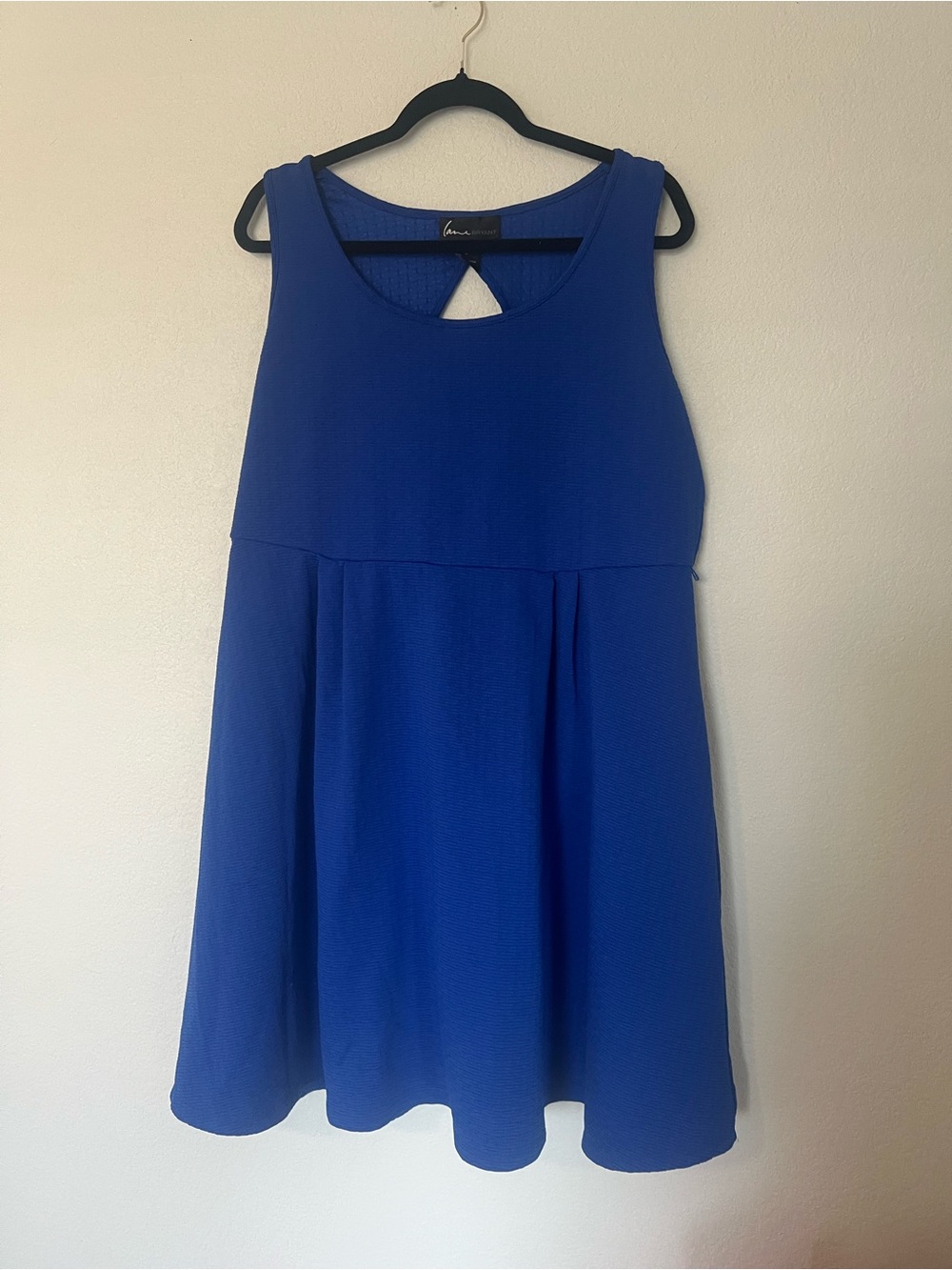 Lane Bryant Girls Sleeveless Cobalt Blue Flared Dress